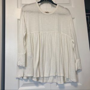 Long Sleeve Babydoll Top